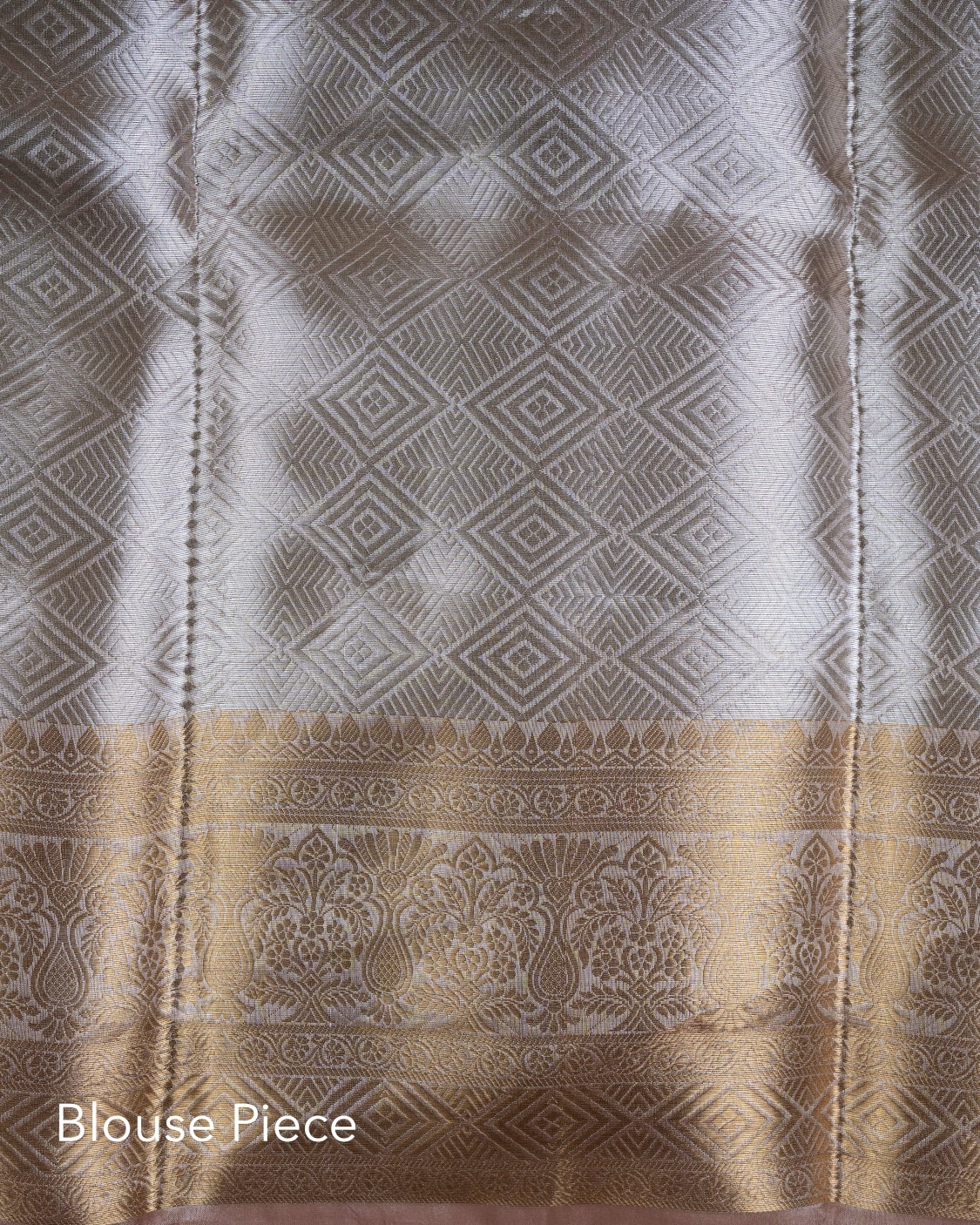 Liquid Gold - Blush Pink Handwoven Pure Mulberry Brocade Silk Saree