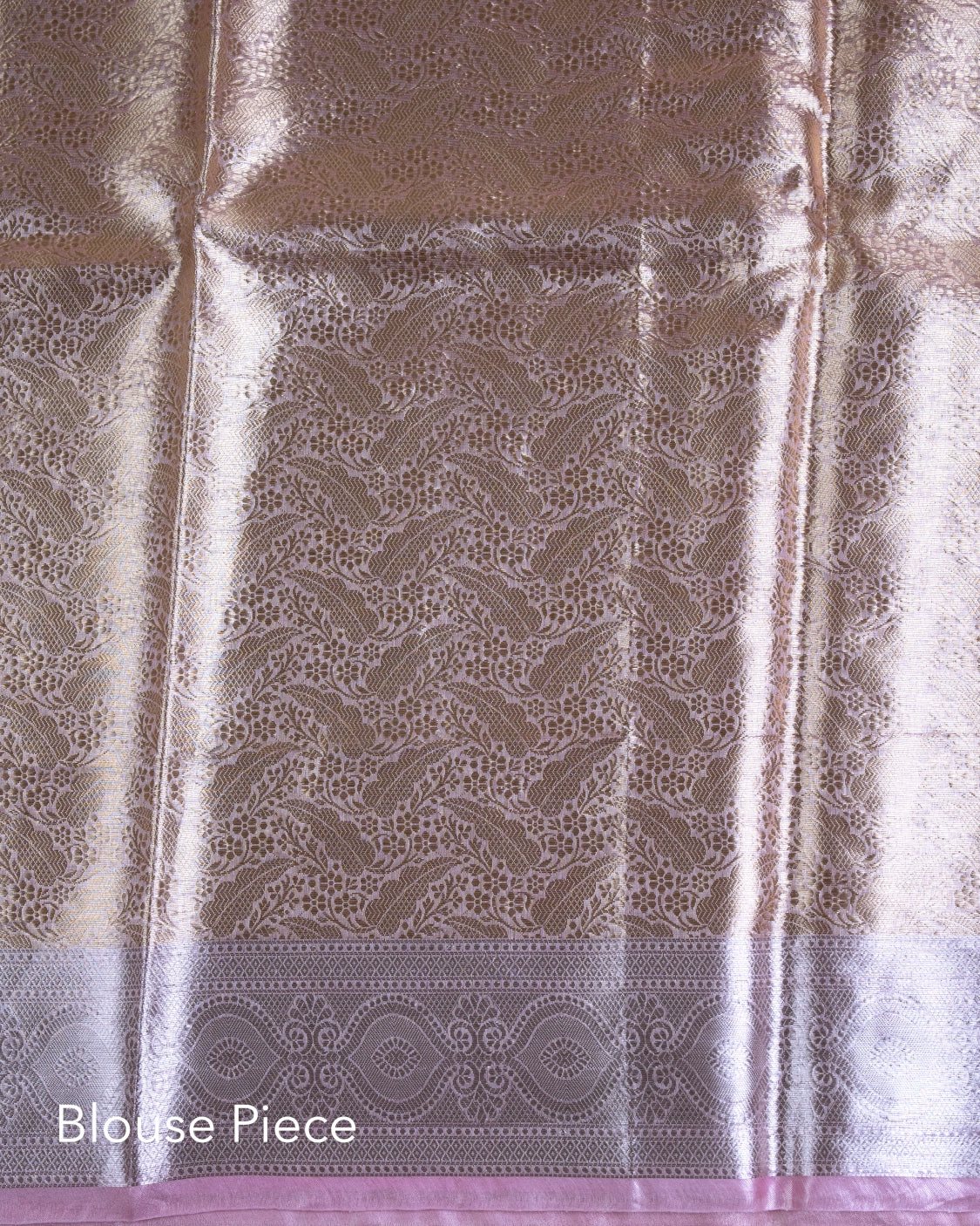 Liquid Gold - Supreme Pink Handwoven Pure Mulberry Brocade Silk Saree