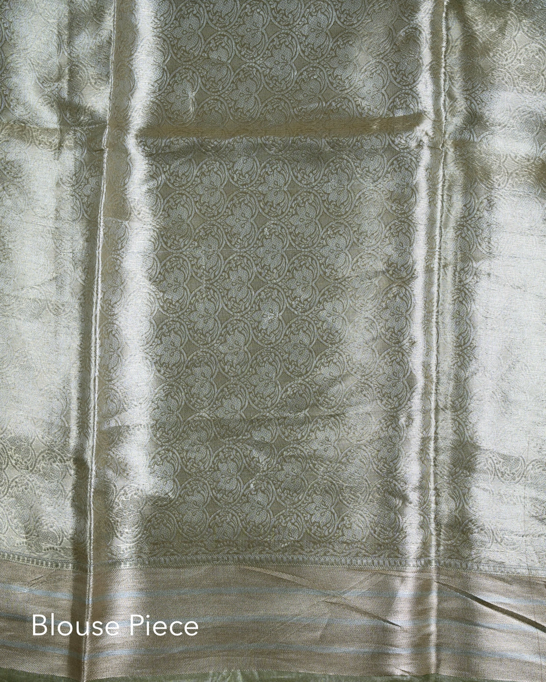 Liquid Gold - Olive Green Handwoven Pure Mulberry Brocade Silk Saree