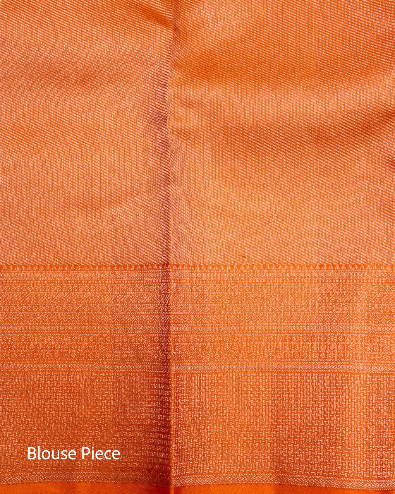 Pure Handloom Kanchipuram Silk Saree with Traditional Vine Bloom Brocade