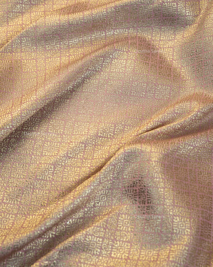 Mauve Pink Premium Banarasi Katan Brocade Silk Saree (D26)