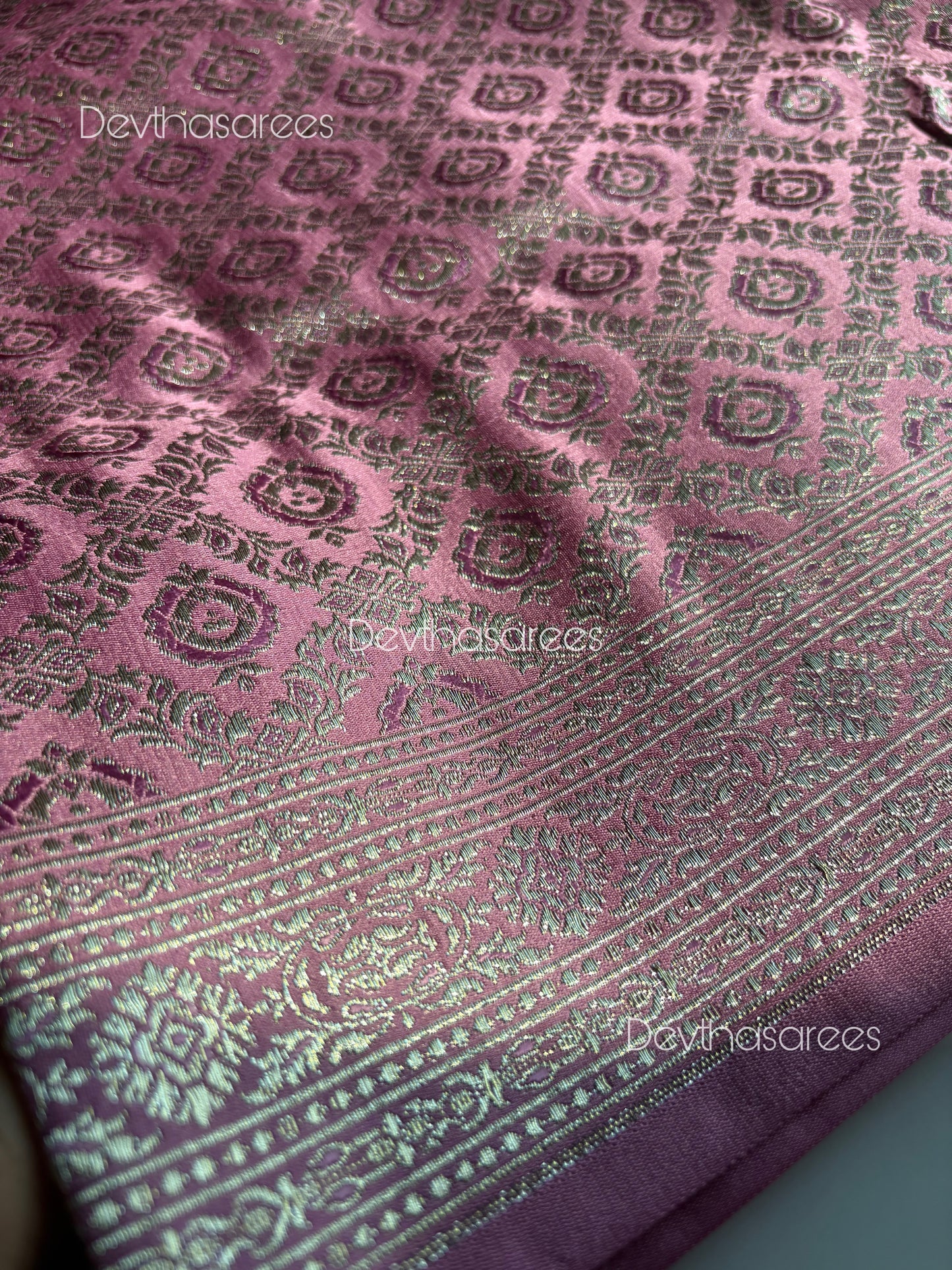 Premium Banarasi Katan Brocade Silk Saree [Design 10]