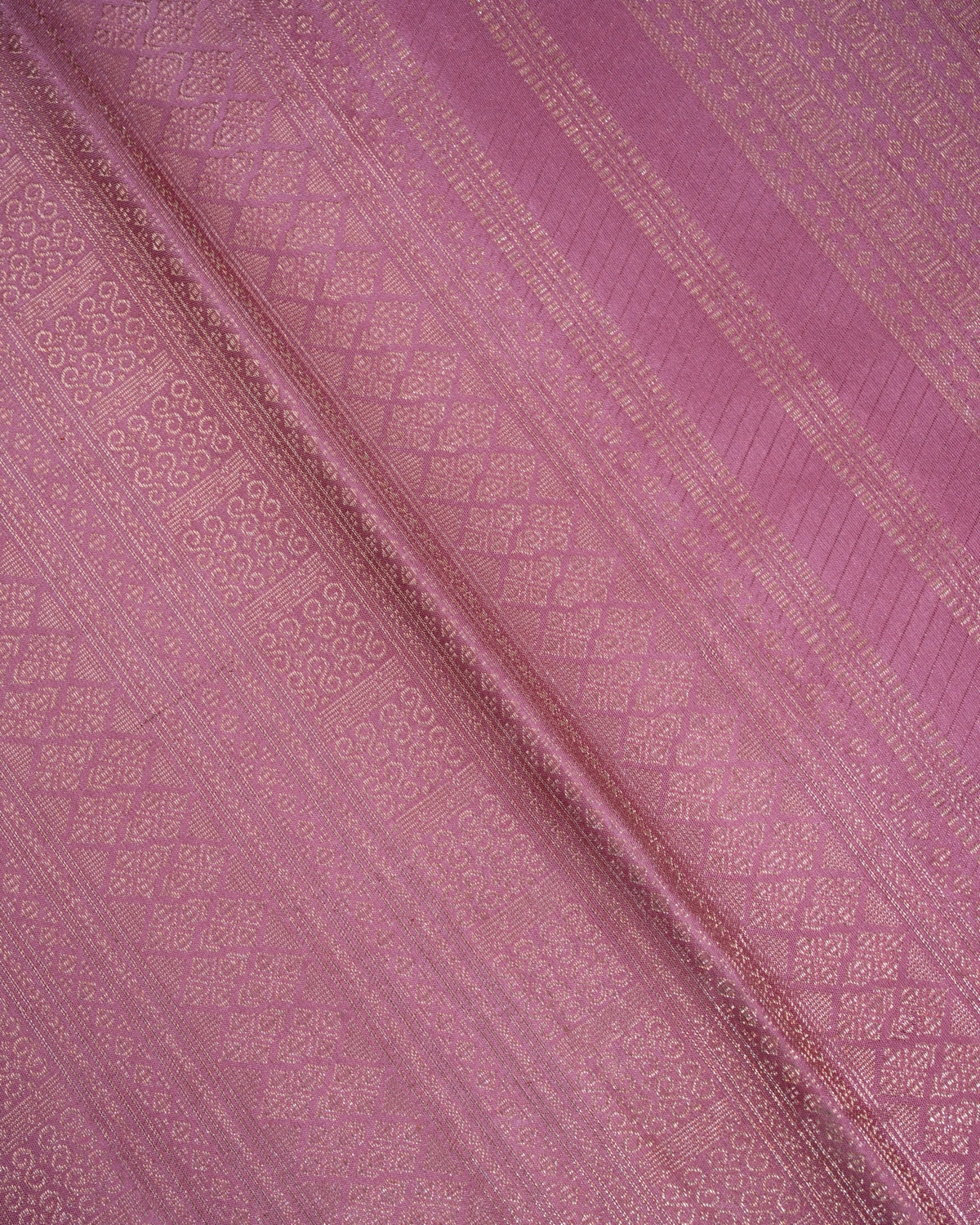 Pure Handloom Kanchipuram Silk Saree with Temple Pillar Brocade