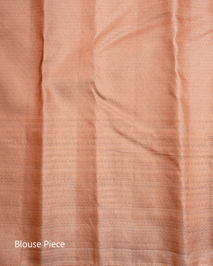 Pure Handloom Kanchipuram Silk Saree with Tiny Traditional Brocade