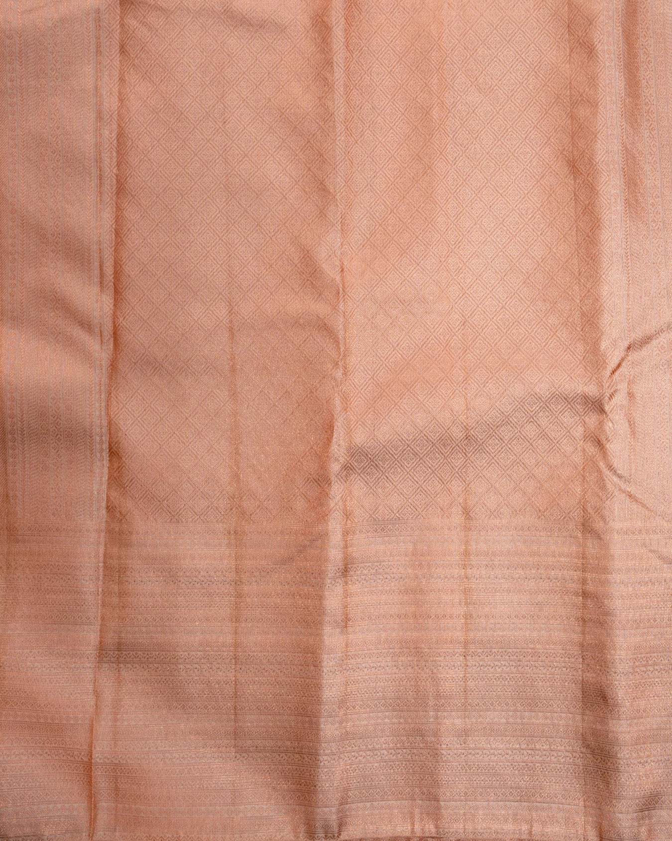 Pure Handloom Kanchipuram Silk Saree with Tiny Traditional Brocade