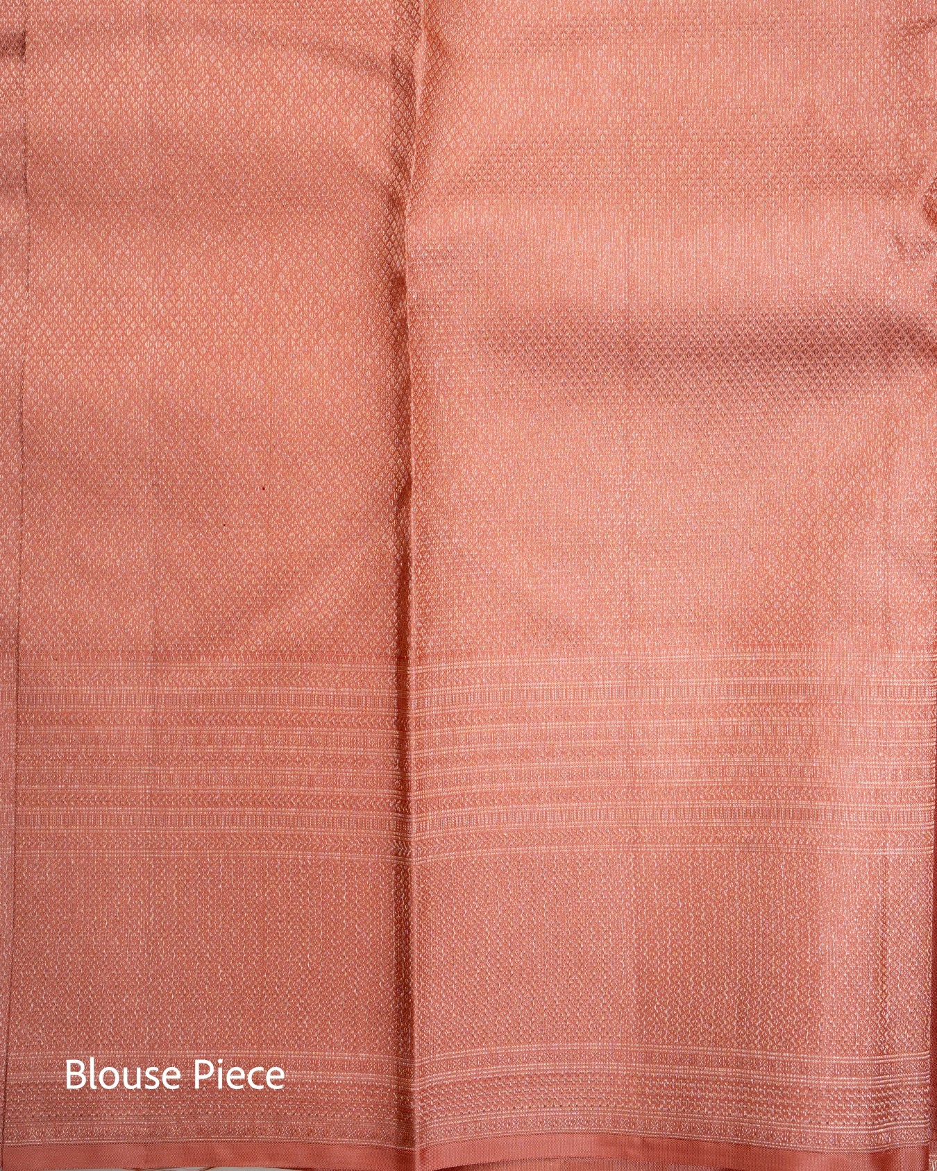 Pure Handloom Kanchipuram Silk Saree with Crossed Floral Design