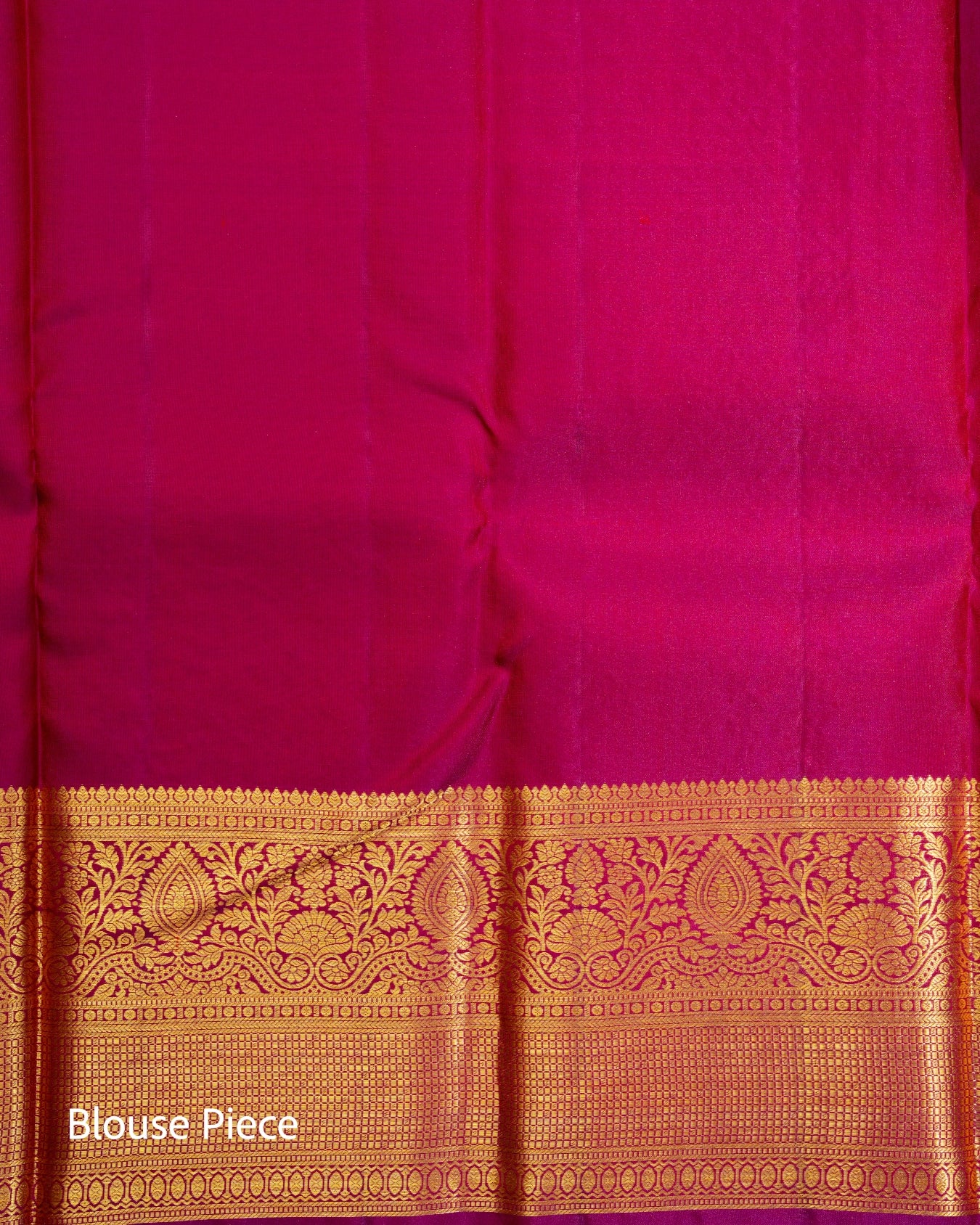 Pure Handloom Kanchipuram Silk Saree with Classic Floral Diamond Design