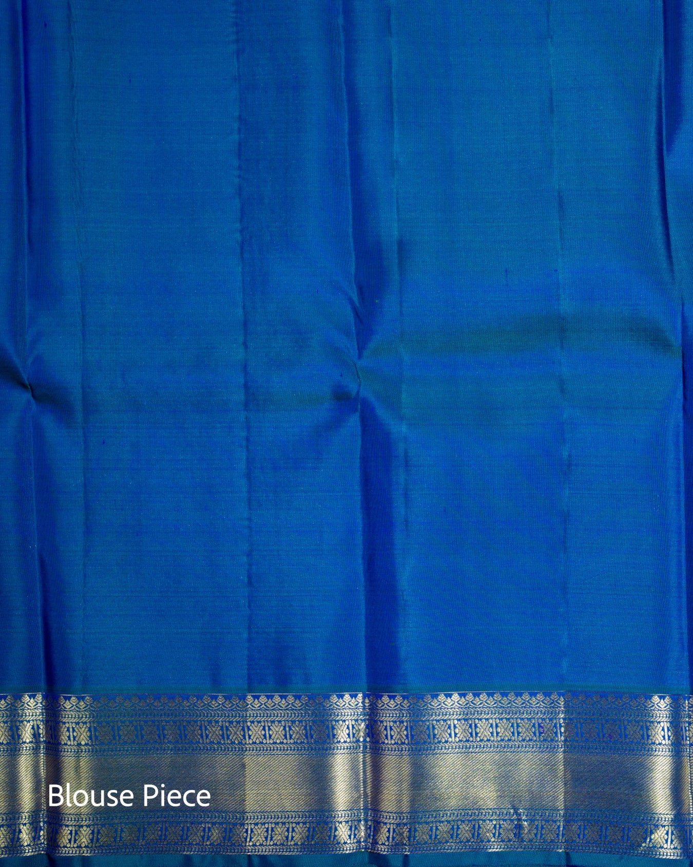 Pure Handloom Kanchipuram Silk Saree with Traditional Check with Buttas