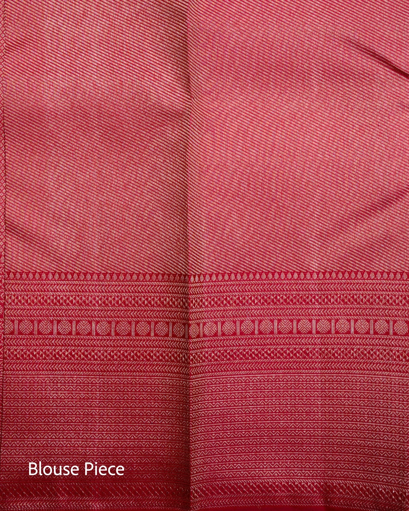 Pure Handloom Kanchipuram Silk Saree with Traditional Floral Jaal Brocade