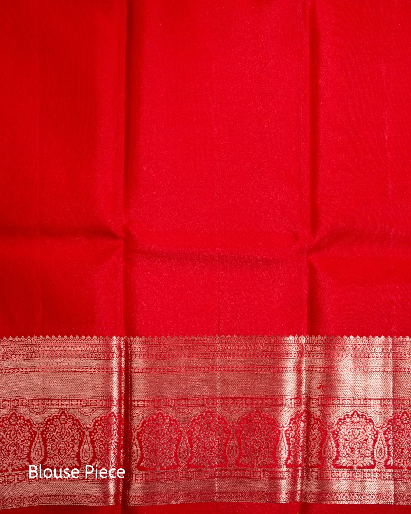 Pure Handloom Kanchipuram Silk Saree with Traditional Floral Arch Brocade