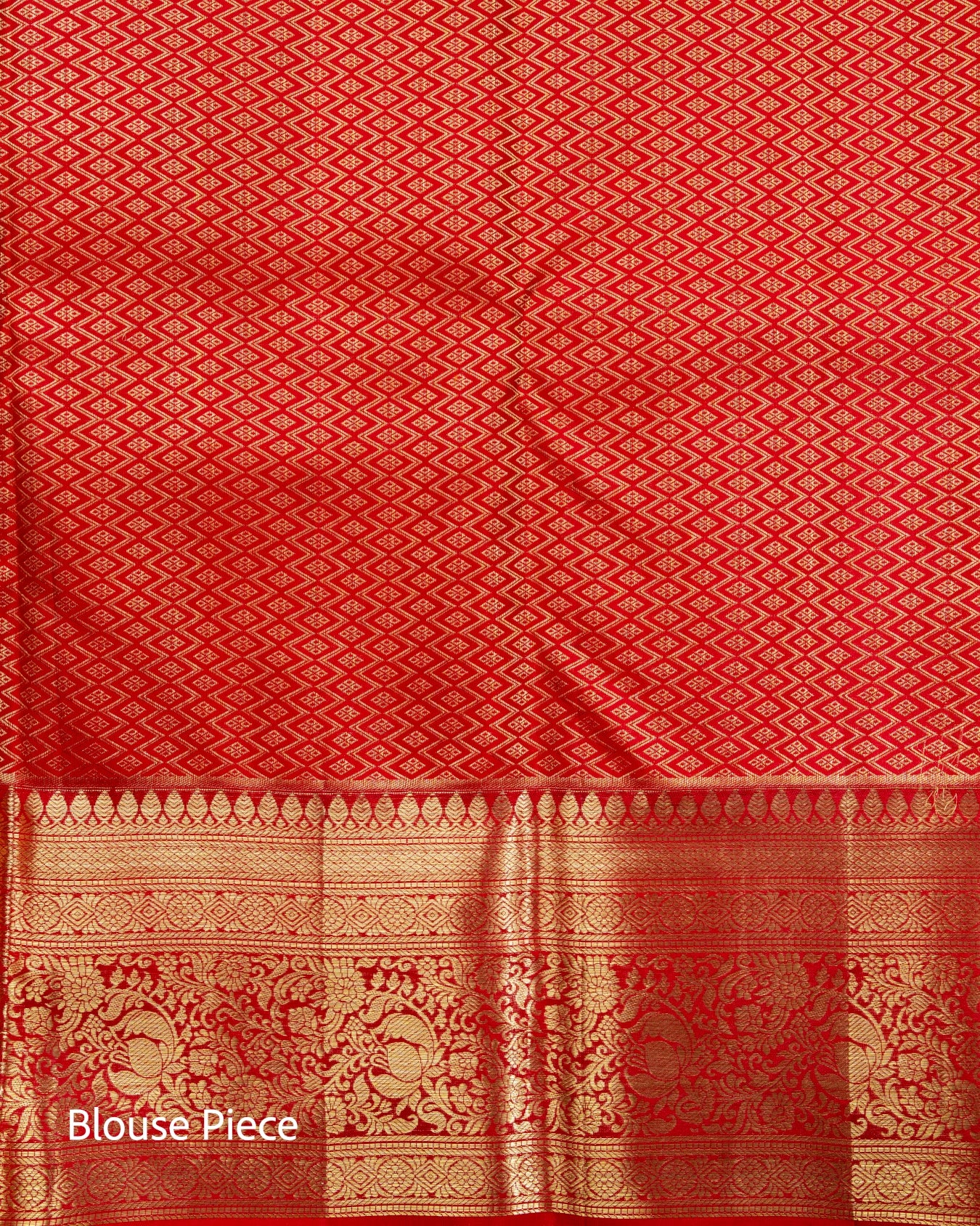 Pure Handloom Kanchipuram Silk Saree with Traditional Animal Brocade