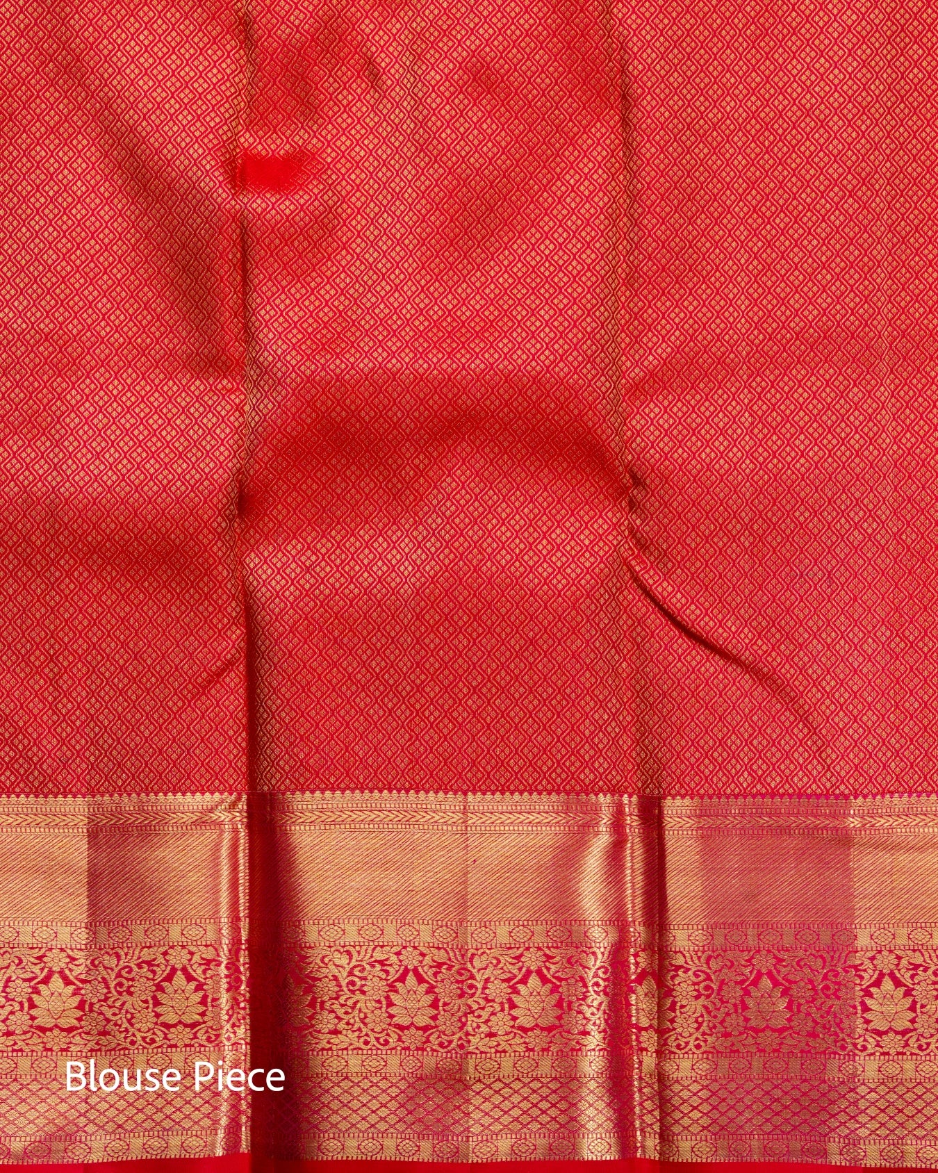 Pure Handloom Kanchipuram Silk Saree with Traditional Wine Pattern