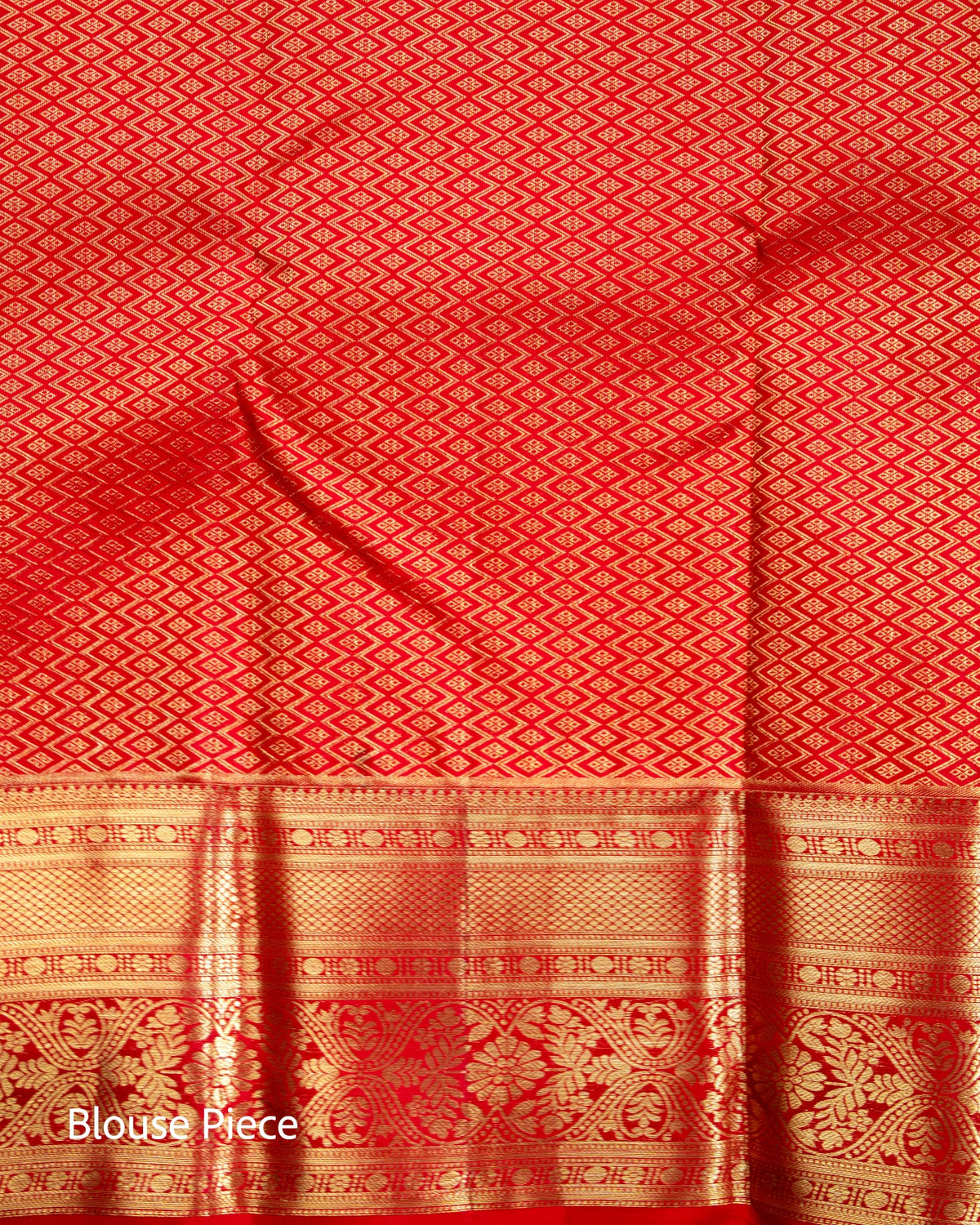 Pure Handloom Kanchipuram Silk Saree with Traditional Animal Blocks