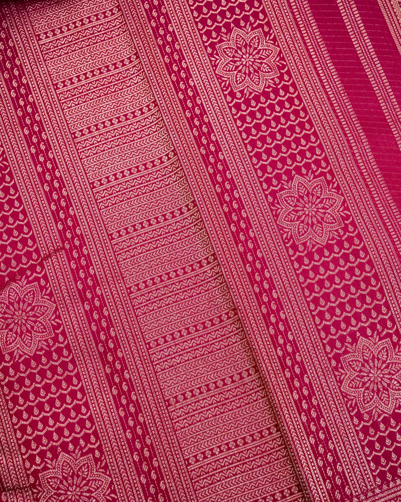 Pure Handloom Kanchipuram Silk Saree with Traditional Temple Brocade
