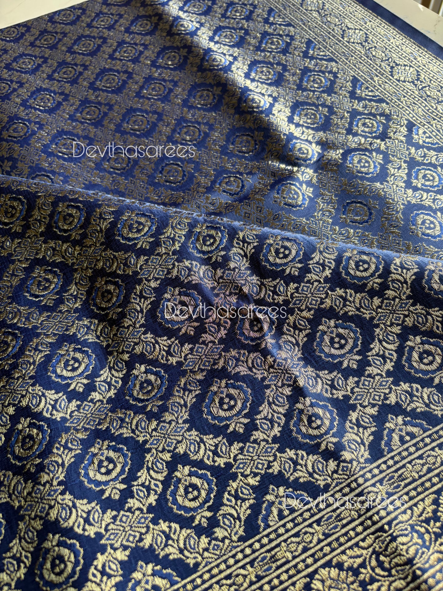 Premium Banarasi Katan Brocade Silk Saree [Design 10]