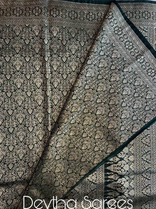 Premium Banarasi Katan Brocade Silk Saree [Design 4]