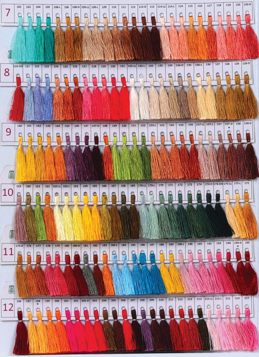 Neelam color chart second page