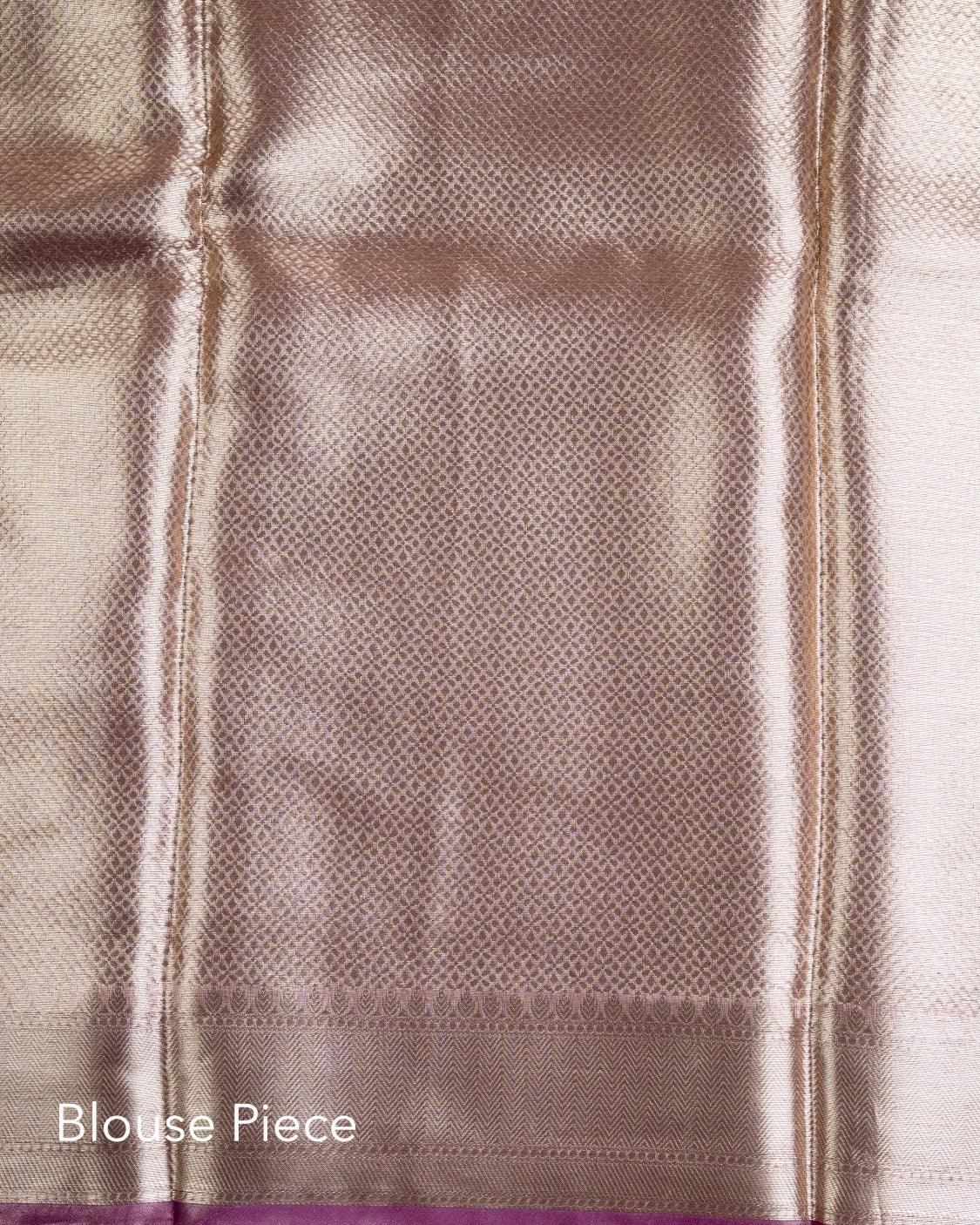 Liquid Gold - Seoul Purple Handwoven Pure Mulberry Brocade Silk Saree