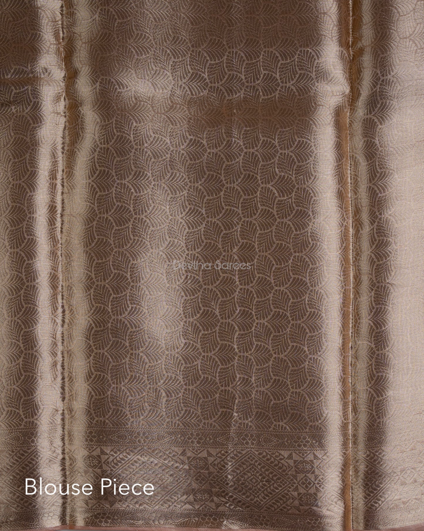 Liquid Gold - Powder Peach Handwoven Pure Mulberry Brocade Silk Saree