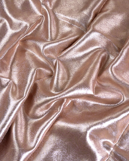 Liquid Gold - Supreme Pink Handwoven Pure Mulberry Brocade Silk Saree