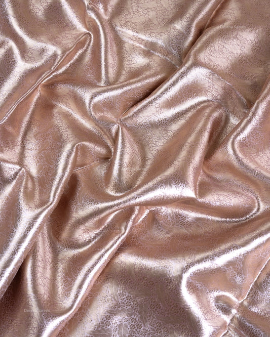 Liquid Gold - Supreme Pink Handwoven Pure Mulberry Brocade Silk Saree