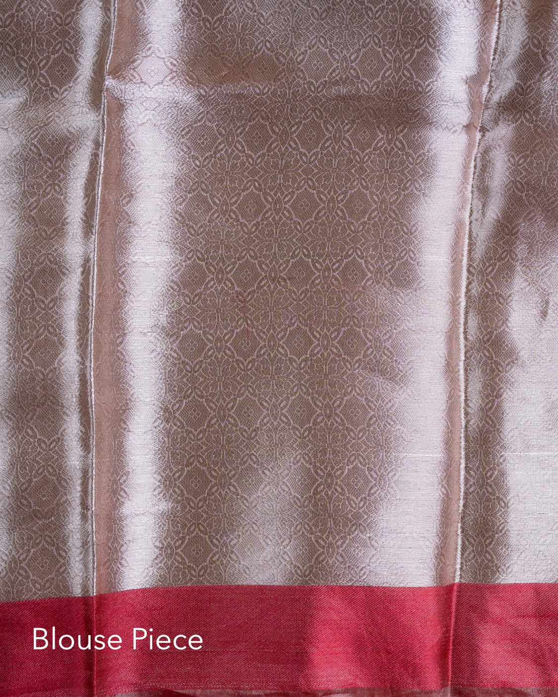 Liquid Gold - Romantic Red Handwoven Pure Mulberry Brocade Silk Saree with Round Pattern