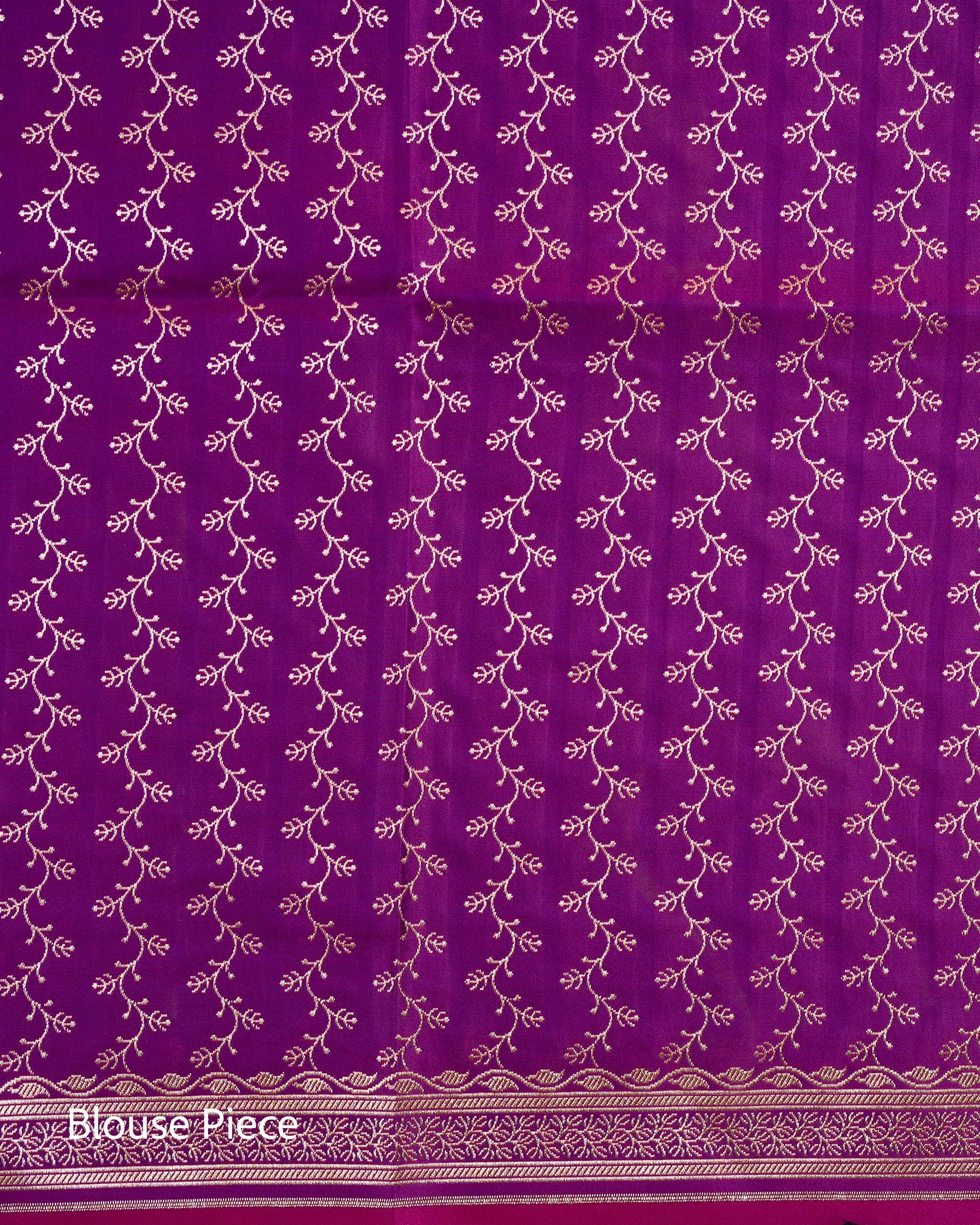 Purple Banarasi Mashru Katan Silk Saree with buttas