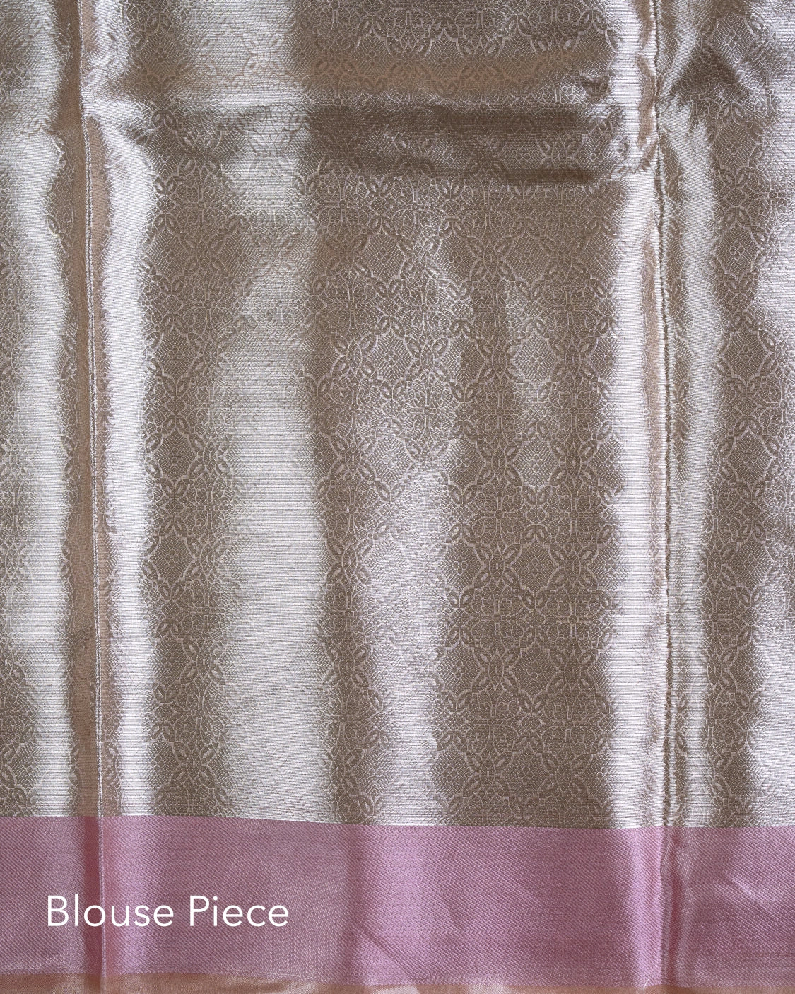 Liquid Gold - Spanish Peach Handwoven Pure Mulberry Brocade Silk Saree with Circle Pattern