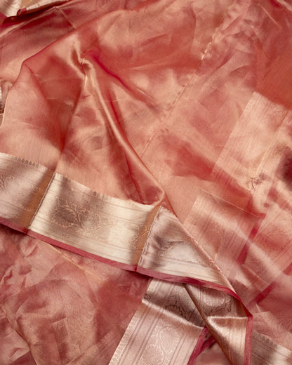 Rani Pink Pure Handloom Mulberry Silk Saree - Silk by Zari