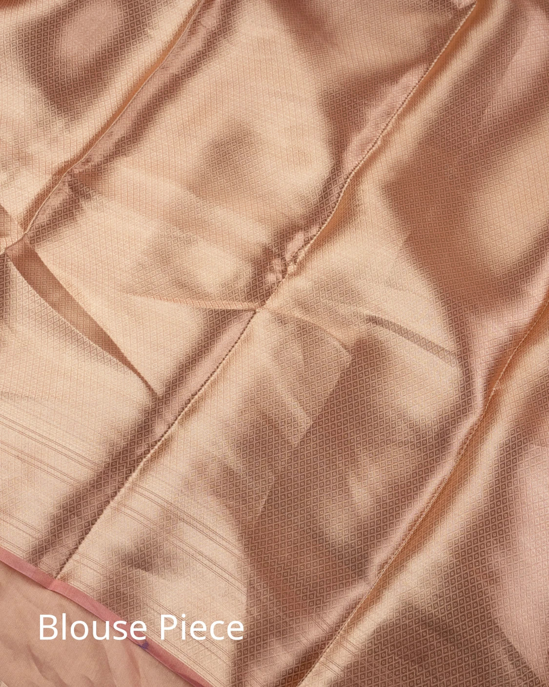 Peach Pure Handloom Mulberry Silk Saree - Silk by Zari