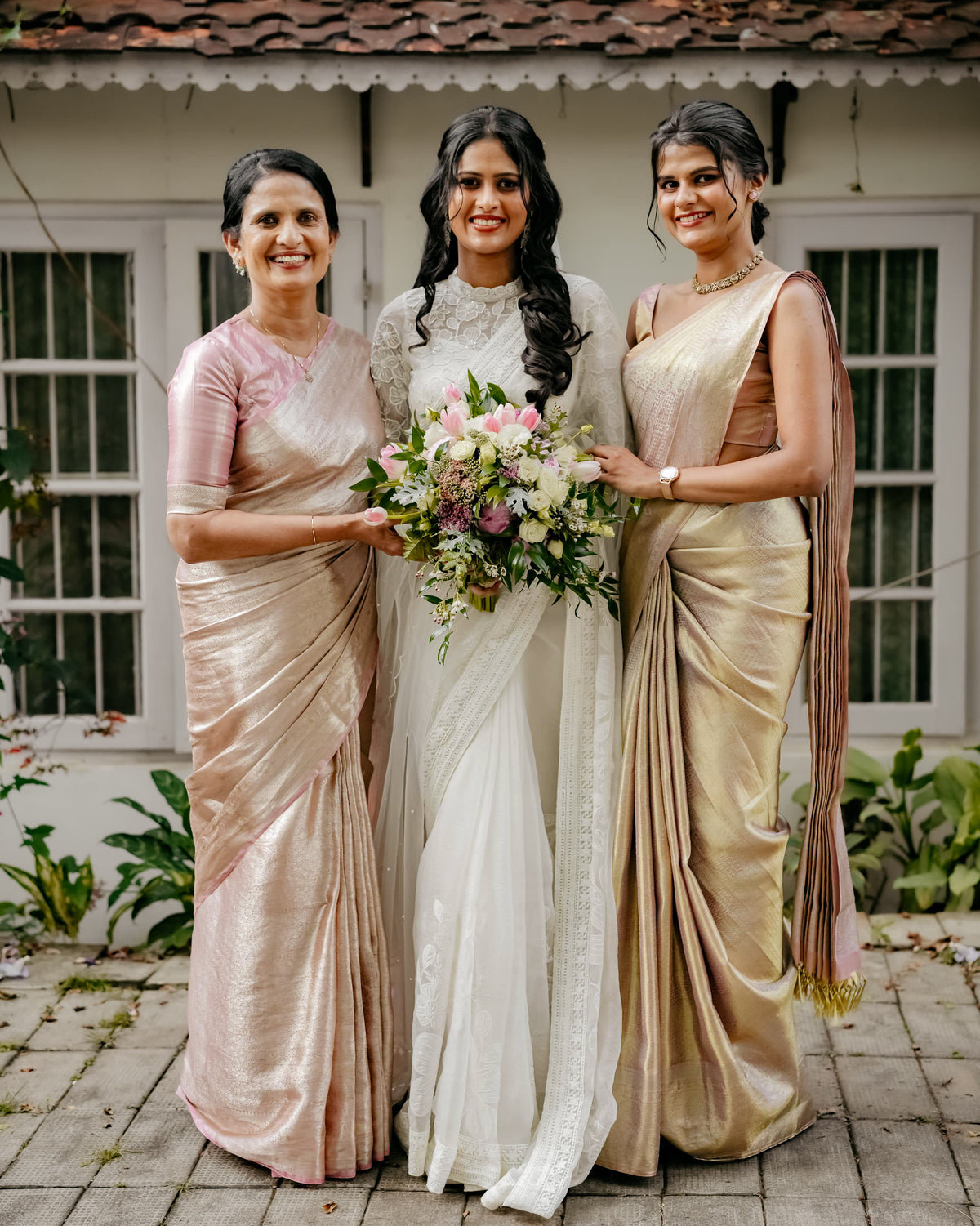 Liquid Gold - Pastel Lavender Handwoven Pure Mulberry Brocade Silk Saree