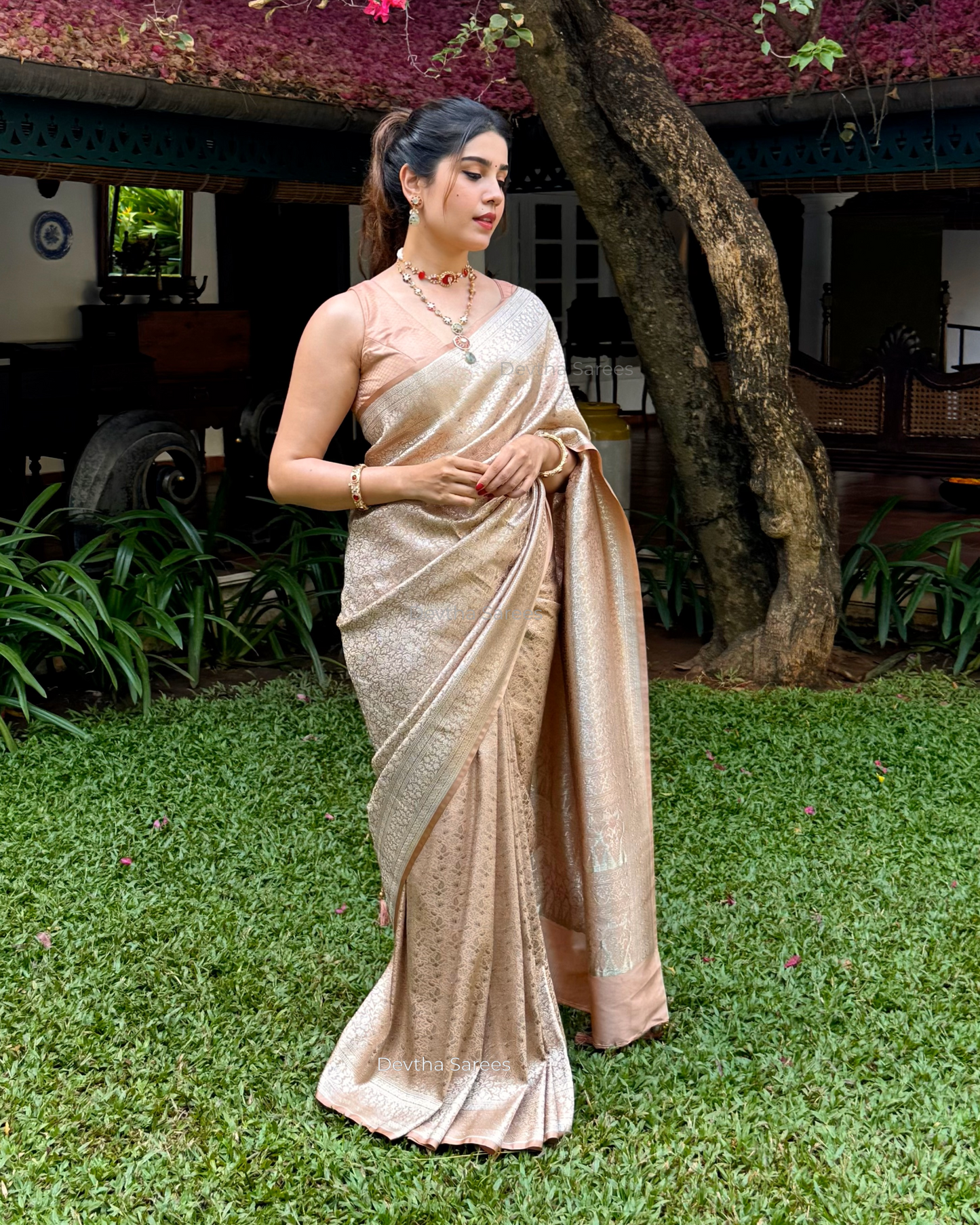 Premium Banarasi Katan Brocade Silk Saree [Design 11]
