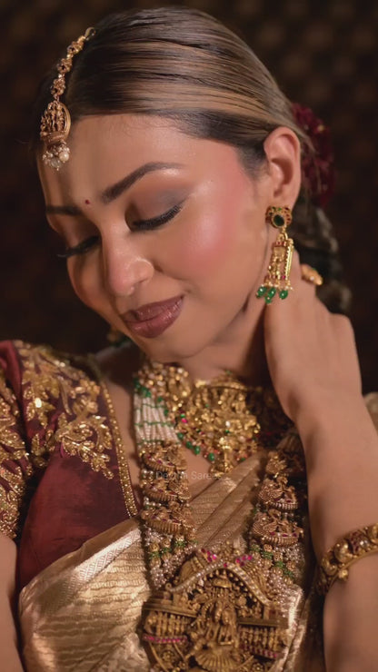 Liquid Gold - Collector's Edition Handwoven Pure Mulberry Brocade Silk Saree