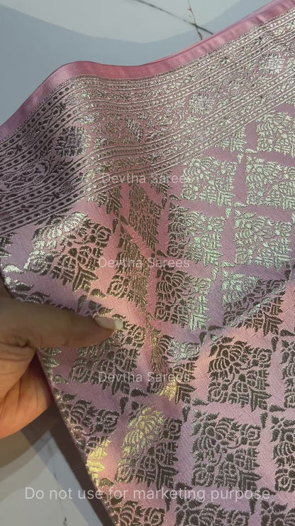 Premium Banarasi Katan Brocade Silk Saree [Design 17]