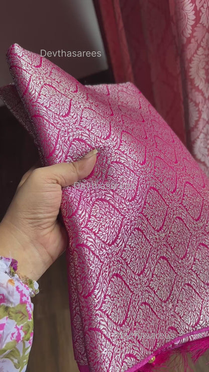 Premium Banarasi Katan Brocade Silk Saree [Design 16]