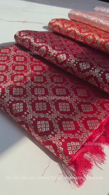 Premium Banarasi Katan Brocade Silk Saree [Design 3]
